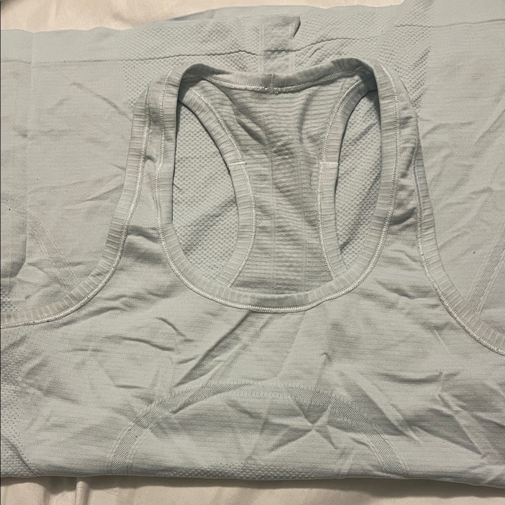 Lululemon Athletica Sky Blue Tank Top swiftly tech